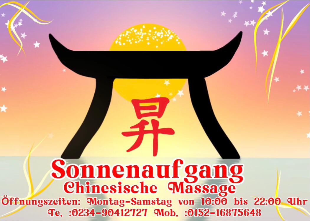 Sonnenaufgang - Chinesische Massage - Massage Bochum